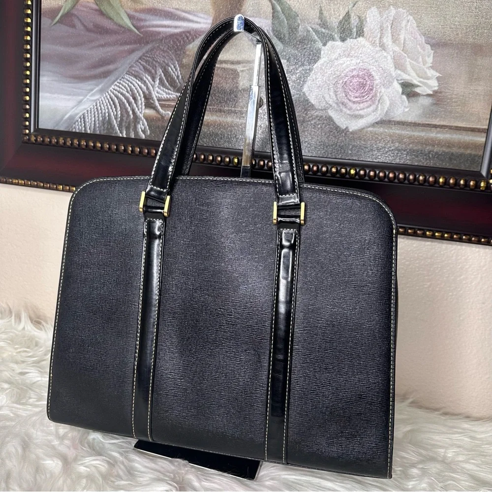 Burberry Black Leather Bag